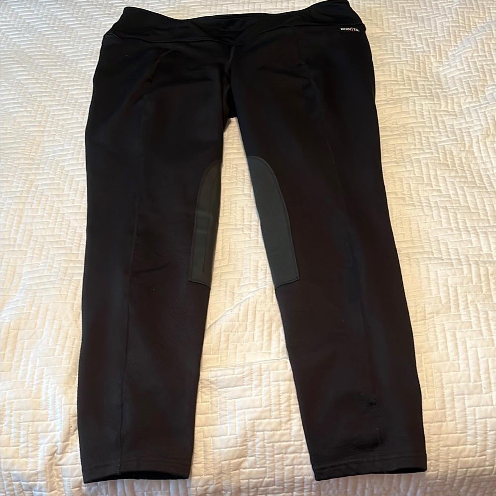 Kerrits Black Riding Pants/Leggings with Elastic Waistband, Size 1X